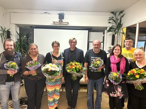 Foto (Maximilian Ziel) v.l.n.r: Lukas Schütz, Katrin Körner, Katharina Hülsmann, Michael Sacher, Volker Hendrix, Katrin Jacobs, Andreas Drohmann, Regina Ranft (es fehlt Sarah Moritz)
